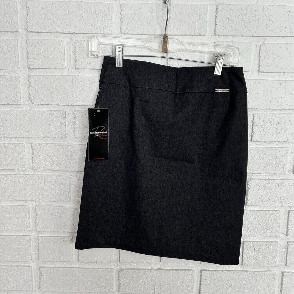 Rekucci Pencil Skirt Syle RE2013 Womens XS Charcoal New With Tags MSRP 27.99